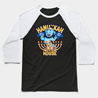 Hanukkah is in the house Genie Baseball T-Shirt